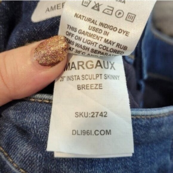 DL1961 | Margaux Insta Sculp Skinny Jeans Breeze Medium Wash - Picture 9 of 9